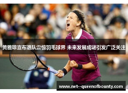 黄雅琼宣布退队震惊羽毛球界 未来发展成谜引发广泛关注